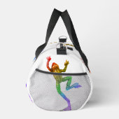 SlipperyJoe's Pride Frog-Figur Lebhaft farbig Duffle Bag (Rechts)