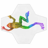 SlipperyJoe's Pride Frog-Figur Lebhaft farbig Fußball (Flach)