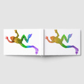 SlipperyJoe's Pride Frog-Figur Lebhaft farbig Gästebuch (Voll)