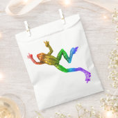 SlipperyJoe's Pride Frog-Figur Lebhaft farbig Geschenktütchen (Ausgeschnitten)