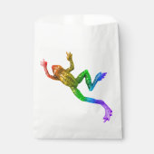 SlipperyJoe's Pride Frog-Figur Lebhaft farbig Geschenktütchen (Vorderseite)