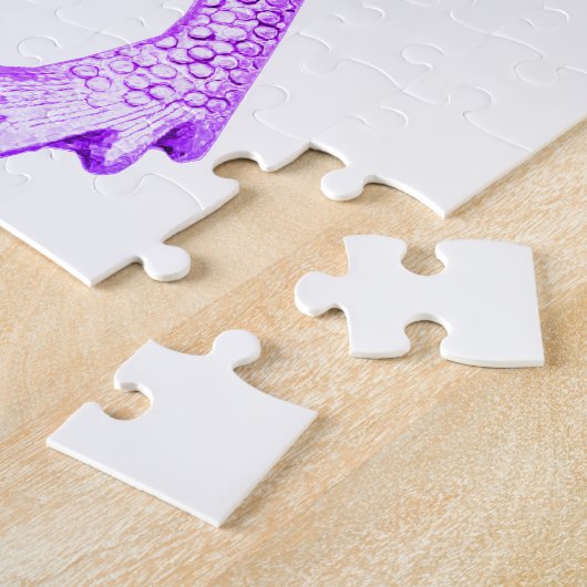 SlipperyJoe's Pride Frog-Figur Lebhaft farbig Puzzle (Seite)