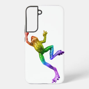 SlipperyJoe's Pride Frog-Figur Lebhaft farbig Samsung Galaxy Hülle