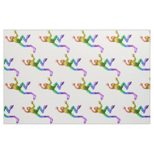 SlipperyJoe's Pride Frog-Figur Lebhaft farbig Stoff