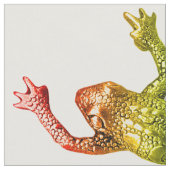 SlipperyJoe's Pride Frog-Figur Lebhaft farbig Stoff (Nahaufnahme)