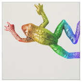 SlipperyJoe's Pride Frog-Figur Lebhaft farbig Stoff (Muster)