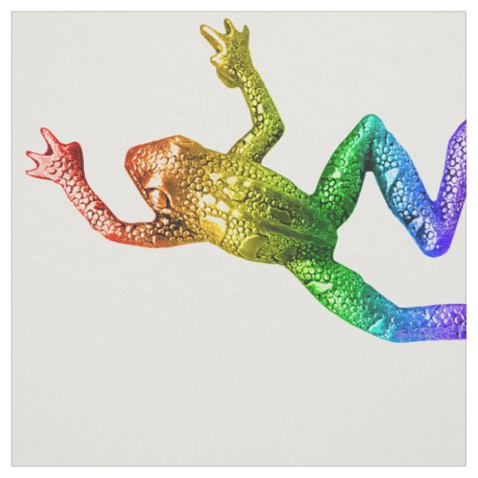 SlipperyJoe's Pride Frog-Figur Lebhaft farbig Stoff (Muster)