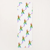 SlipperyJoe's Pride Frog-Figur Lebhaft farbig Yogamatte (Rückseite)