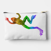 SlipperyJoe's Pride Frog-Figur Lebhaft farbig Zubehörtasche (Rückseite)