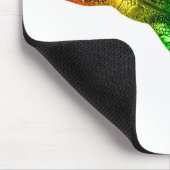 SlipperyJoe's Pride Frog-Tier krabbeln Regenbogen Mousepad (Ecke)