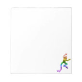 SlipperyJoe's Pride Frog-Tier krabbeln Regenbogen Notizblock (Vorderseite)