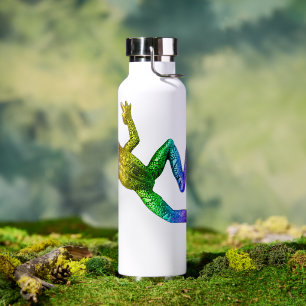SlipperyJoe's Pride Frosch Tier kriechender Regenb Trinkflasche