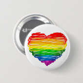 SlipperyJoe's Pride Heart Scribbles Herzform Button (Vorne & Hinten)