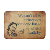 SlipperyJoe's Princess-Klaps, der lustige 50er-Vin Badematte (Vorderseite)