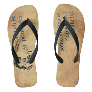 SlipperyJoe's Princess-Klaps, der lustige 50er-Vin Badesandalen