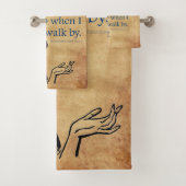 SlipperyJoe's Princess-Klaps, der lustige 50er-Vin Badhandtuch Set (Insitu)