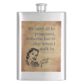 SlipperyJoe's Princess-Klaps, der lustige 50er-Vin Flachmann (Vorderseite)