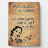 SlipperyJoe's Princess-Klaps, der lustige 50er-Vin Fotoplatte (Vorderseite)