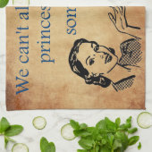 SlipperyJoe's Princess-Klaps, der lustige 50er-Vin Geschirrtuch (Gefaltet)