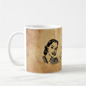 SlipperyJoe's Princess-Klaps, der lustige 50er-Vin Kaffeetasse (Links)