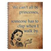 SlipperyJoe's Princess-Klaps, der lustige 50er-Vin Notizblock (Vorderseite)