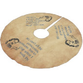 SlipperyJoe's Princess-Klaps, der lustige 50er-Vin Polyester Weihnachtsbaumdecke (Schrägansicht)