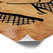 SlipperyJoe's Princess-Klaps, der lustige 50er-Vin Poster (Ecke)