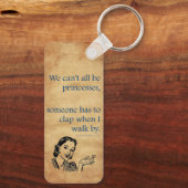 SlipperyJoe's Princess-Klaps, der lustige 50er-Vin Schlüsselanhänger (Rückseite)