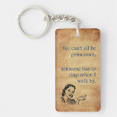 SlipperyJoe's Princess-Klaps, der lustige 50er-Vin Schlüsselanhänger (Vorderseite)