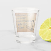 SlipperyJoe's Princess-Klaps, der lustige 50er-Vin Schnapsglas (Rückseite)