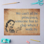 SlipperyJoe's Princess-Klaps, der lustige 50er-Vin Seidenpapier (Basteln)