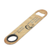 SlipperyJoe's Princess-Klaps, der lustige 50er-Vin Speed Flaschenöffner (Vorderseite Schrägansicht)