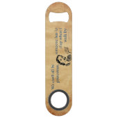 SlipperyJoe's Princess-Klaps, der lustige 50er-Vin Speed Flaschenöffner (Rückseite)