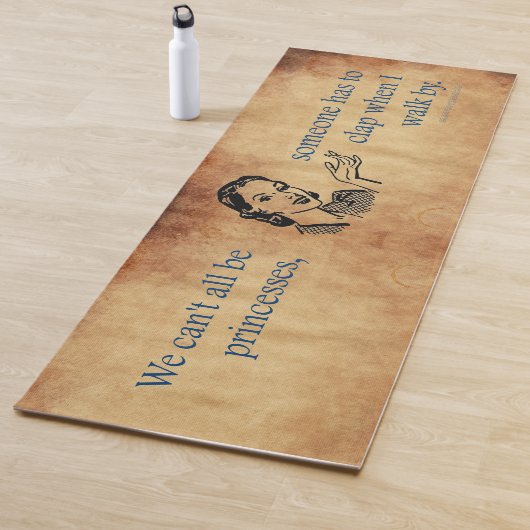 SlipperyJoe's Princess-Klaps, der lustige 50er-Vin Yogamatte (Beispiel)