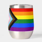 SlipperyJoe's Progress Pride Flag Gay-Geschenke LG (Rückseite)
