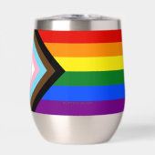 SlipperyJoe's Progress Pride Flag Gay-Geschenke LG (Vorderseite)