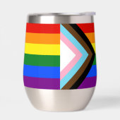 SlipperyJoe's Progress Pride Flag Gay-Geschenke LG (Links)