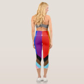 SlipperyJoe's Progress Pride Flag Gay-Geschenke LG Capri Leggings (Rückseite)