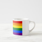 SlipperyJoe's Progress Pride Flag Gay-Geschenke LG Espressotasse (Rechts)