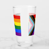 SlipperyJoe's Progress Pride Flag Gay-Geschenke LG Glas (Links)