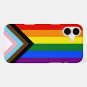 SlipperyJoe's Progress Pride Flag Gay-Geschenke LG iPhone Hülle (Rückseite (Horizontal))