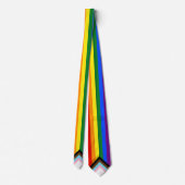 SlipperyJoe's Progress Pride Flag Gay-Geschenke LG Krawatte (Rückseite)