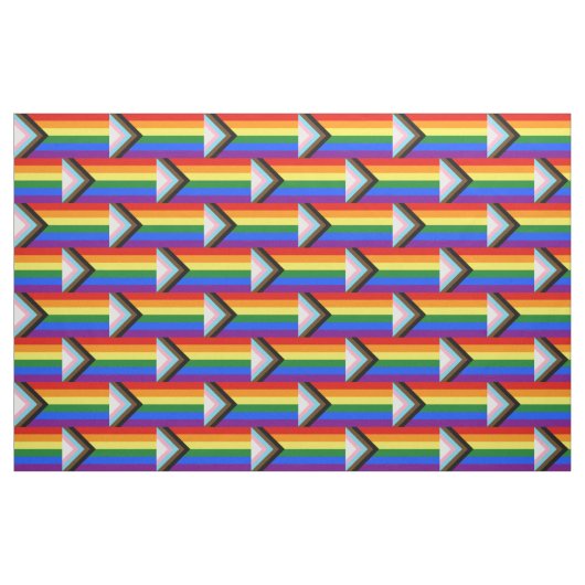 SlipperyJoe's Progress Pride Flag Gay-Geschenke LG Stoff (Yard (91,4 cm))