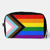SlipperyJoe's Progress Pride Flag Gay-Geschenke LG Waschbeutel (Vorderseite)