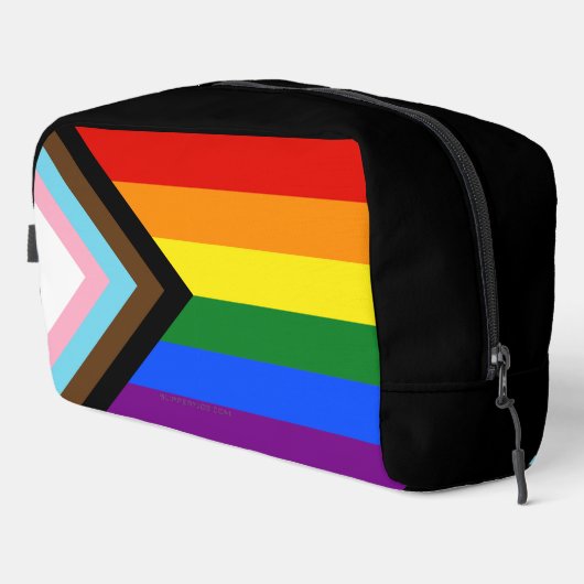 SlipperyJoe's Progress Pride Flag Gay-Geschenke LG Waschbeutel (Rechte Ecke)