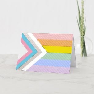 SlipperyJoe's Progress Pride Flag sechs klassische