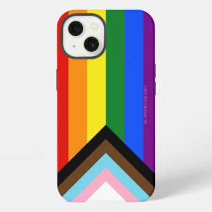 SlipperyJoe's Progress Pride Flag sechs klassische iPhone 13 Hülle