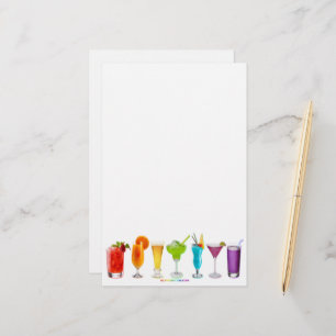 SlipperyJoe's prost alkohol cocktails LGBTQIA schw Briefpapier