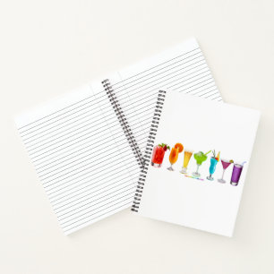 SlipperyJoe's prost alkohol cocktails LGBTQIA schw Notizblock