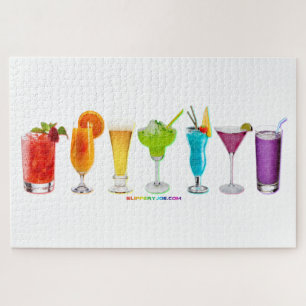 SlipperyJoe's prost Alkohol Cocktails LGBTQIA schw Puzzle